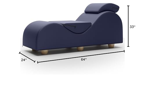 Liberator Esse Lounger II Evening Blue Ultraleather Lounger