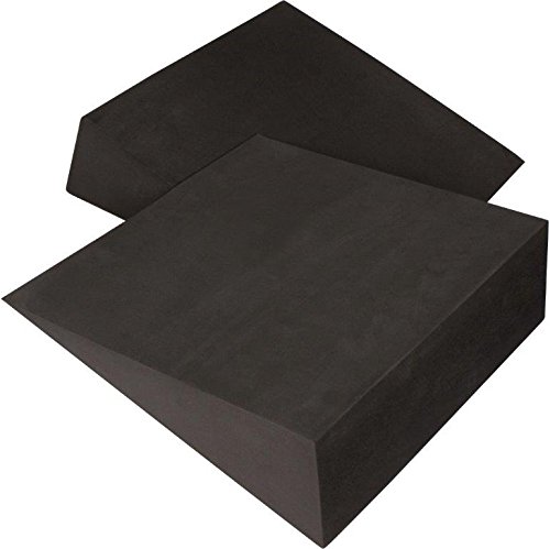 Black Foam Incline Stretch Wedge Set of 2